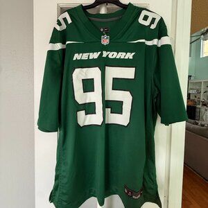 NIKE NFL NY Jets Quinnen Williams 95 Football Jersey Gotham Green Men's XL Sport